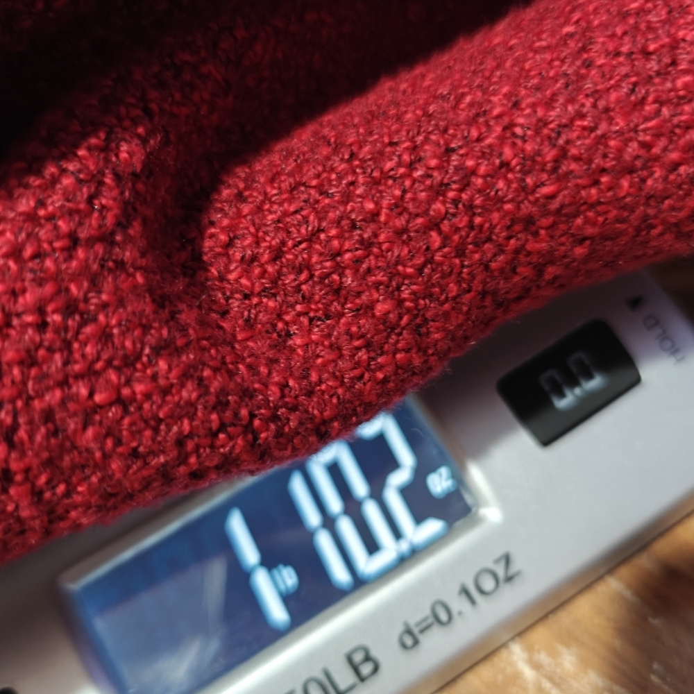 Excellent Condition J. Jill Silk Wool Cardigan Medium Red Long Holiday Christmas - Picture 5 of 6